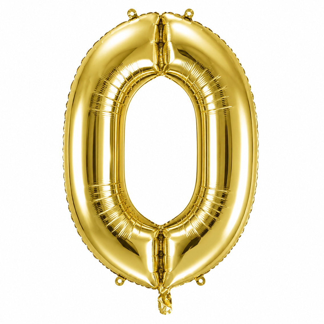 0 Rakam Folyo Balon Altın Rengi (100 cm)