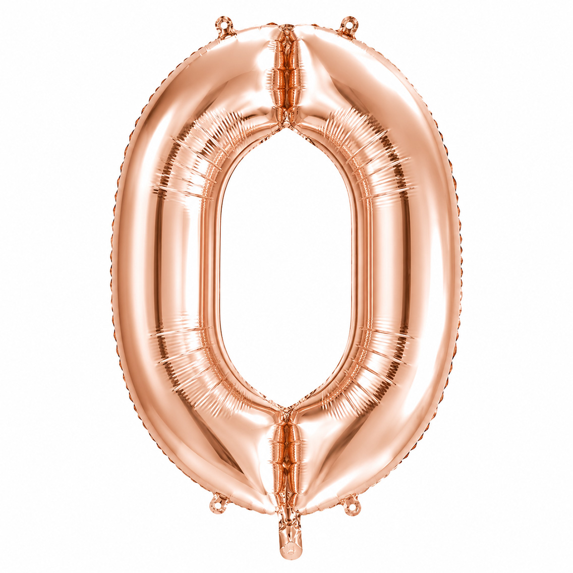 0 Rakam Folyo Balon Rose Gold Rengi (100 cm)