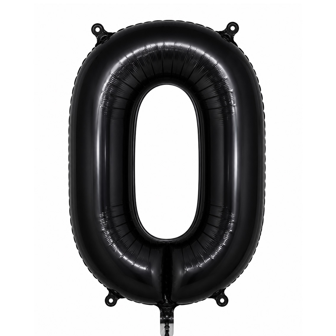 0 Rakam Folyo Balon Siyah Rengi (76 cm)
