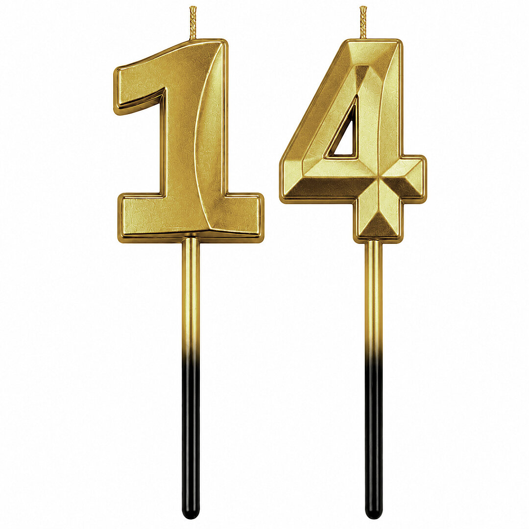 14 Rakam Mum Gold 
