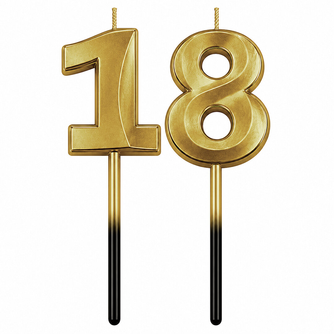 18 Rakam Mum Gold 