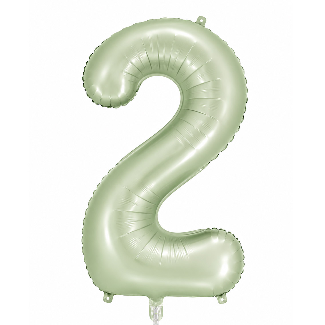 2 Rakam Folyo Balon Yeşil Rengi (76 cm)