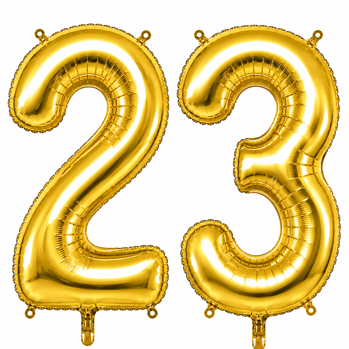23 Rakam Folyo Balon Altın Rengi (76 cm)