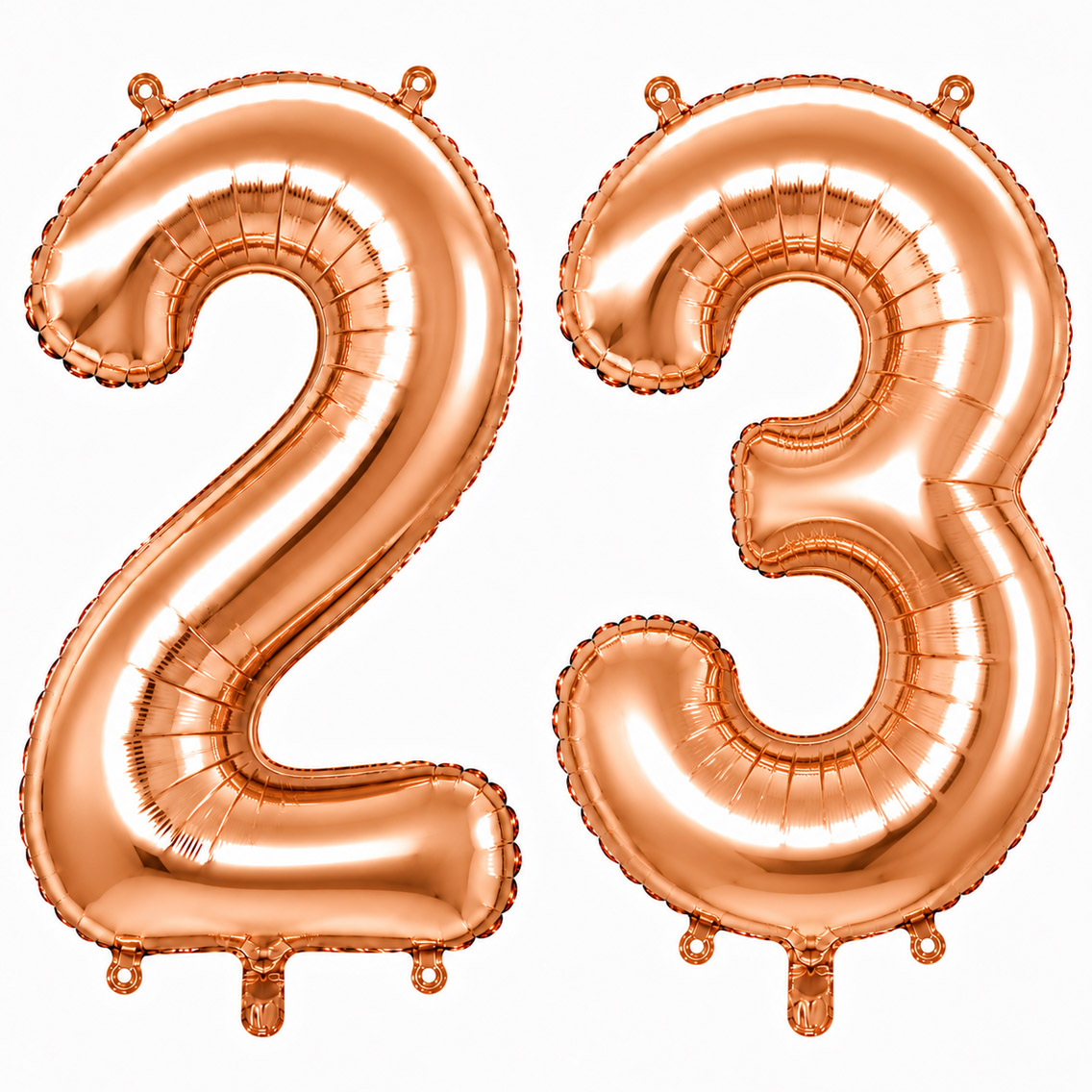 23 Rakam Folyo Balon Rose Gold Rengi (100 cm)