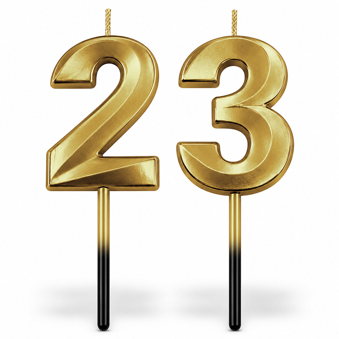 23 Rakam Mum Gold 