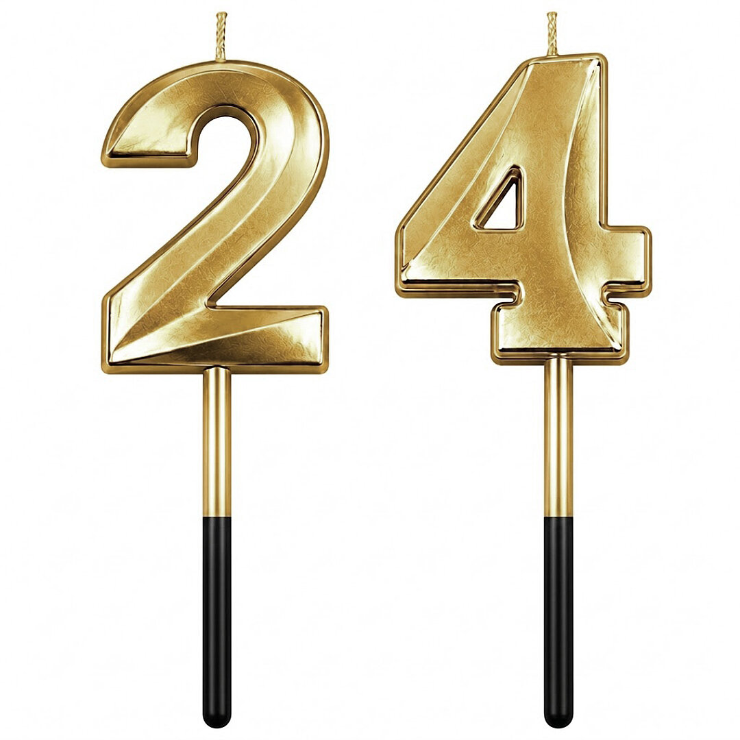 24 Rakam Mum Gold 