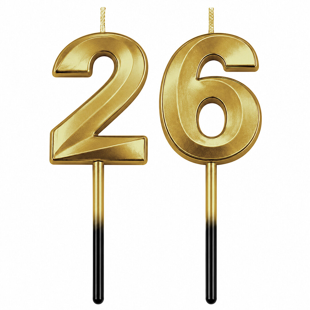 26 Rakam Mum Gold 