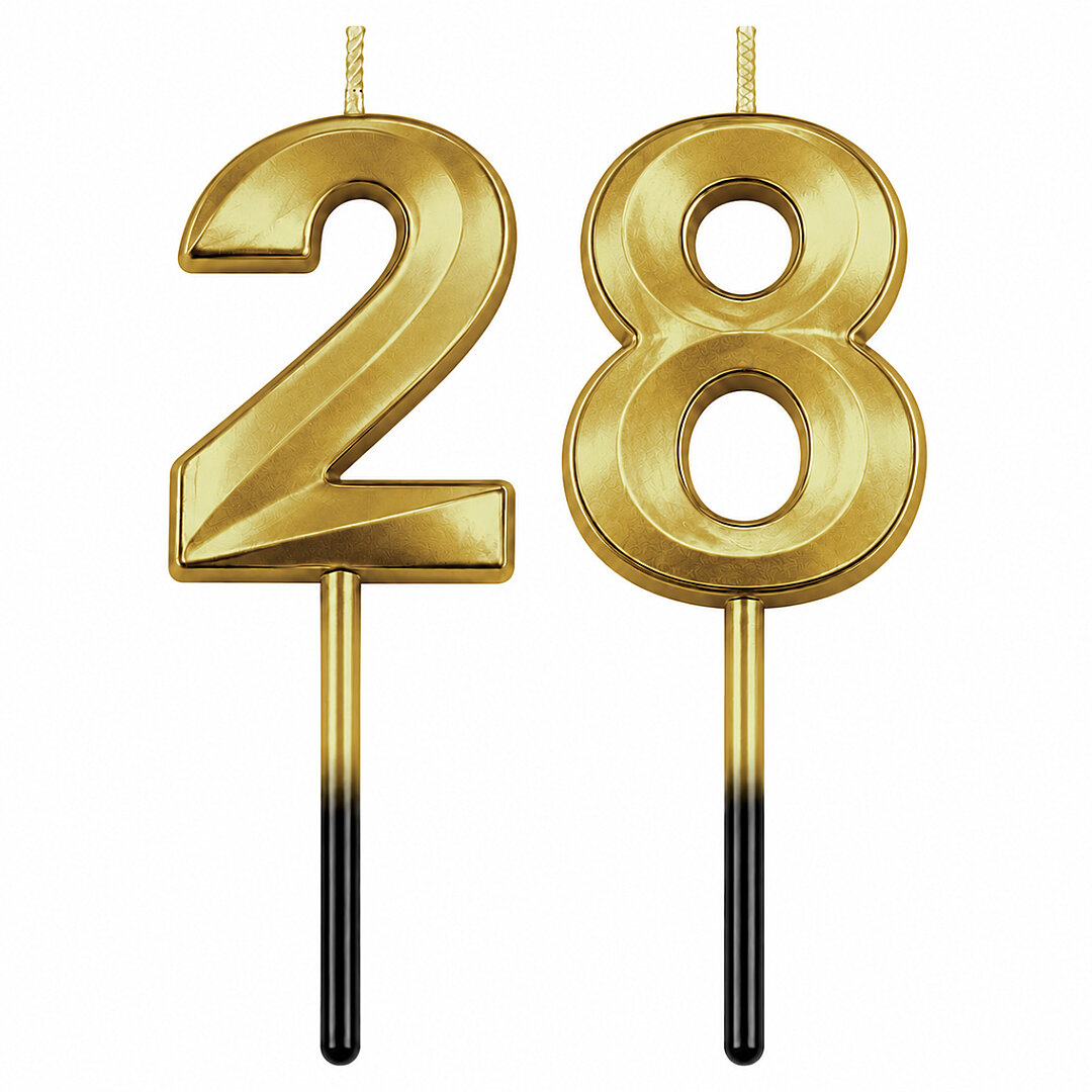 28 Rakam Mum Gold 