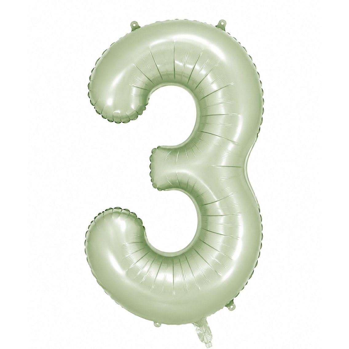 3 Rakam Folyo Balon Yeşil Rengi (76 cm)