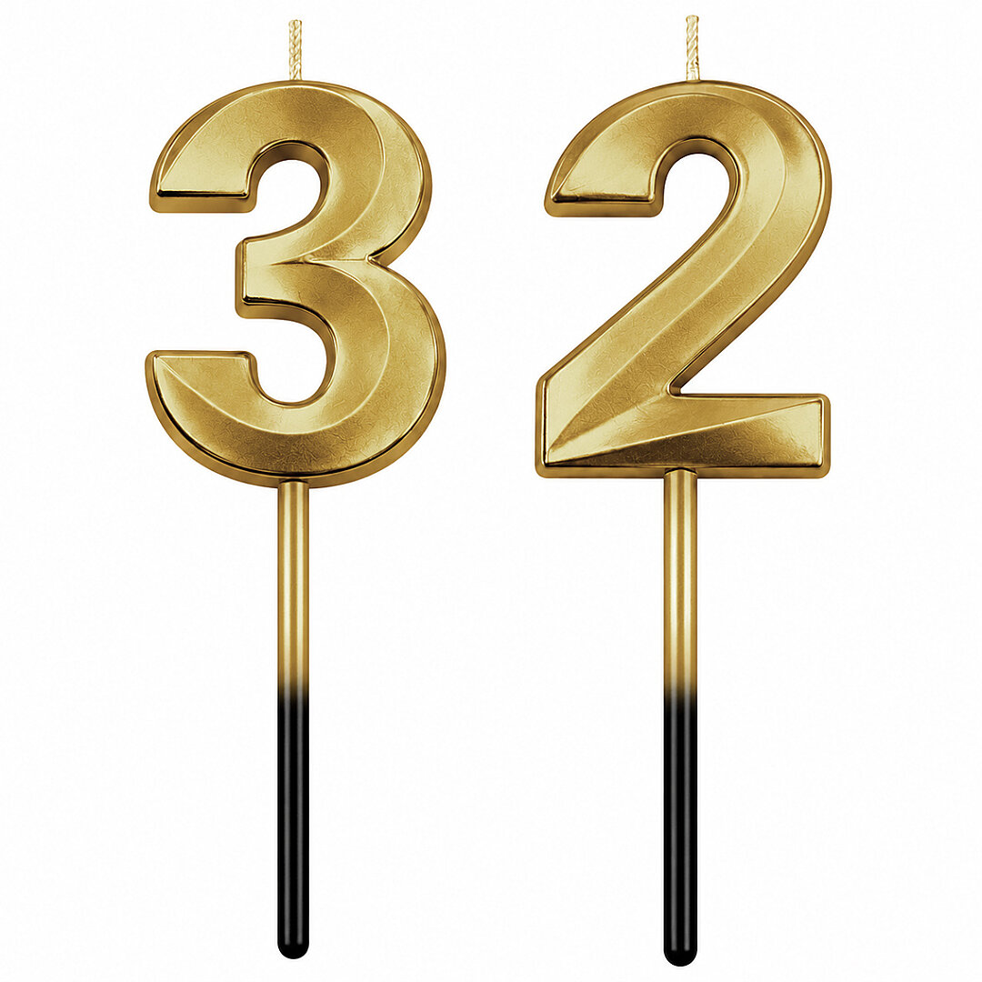 32 Rakam Mum Gold 
