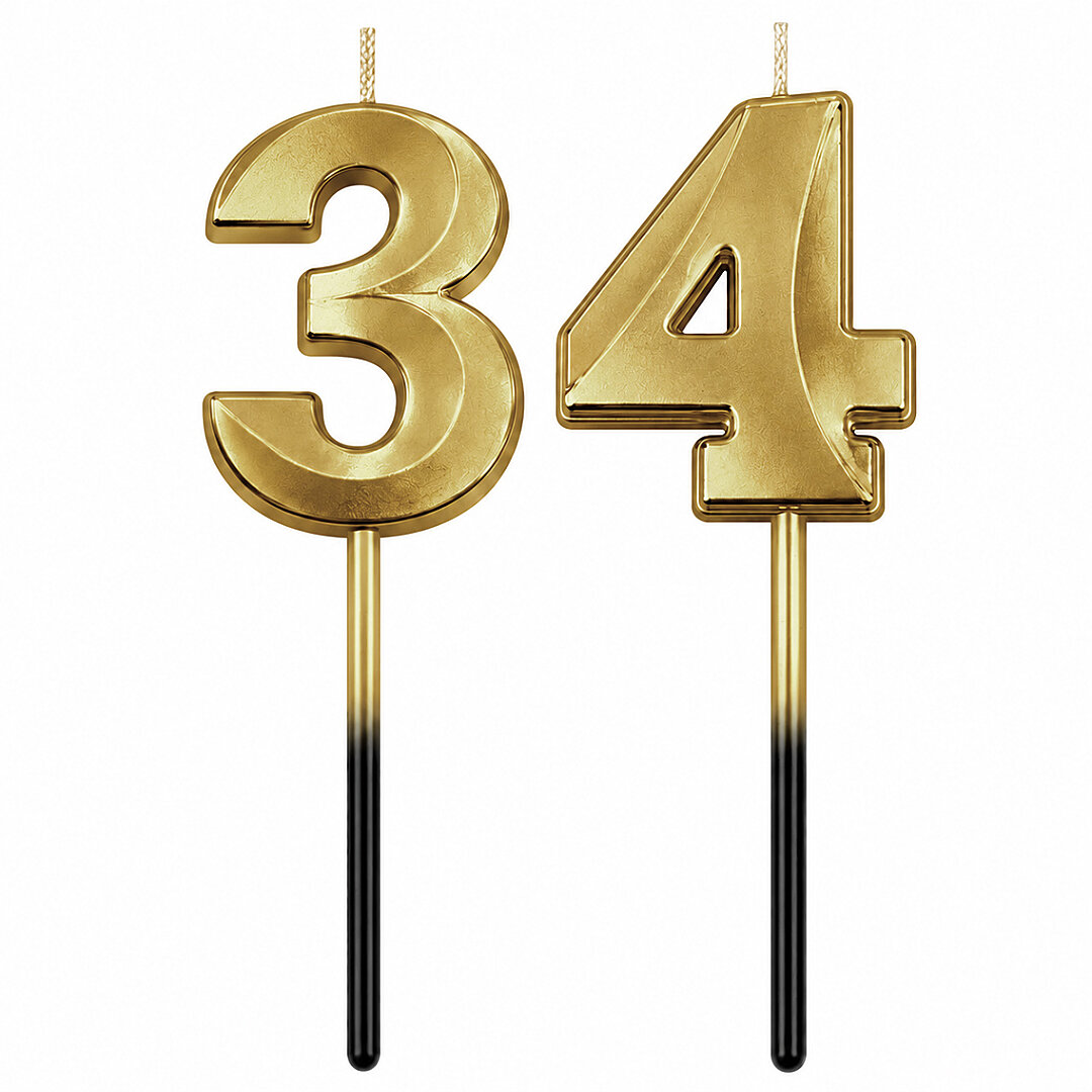 34 Rakam Mum Gold 