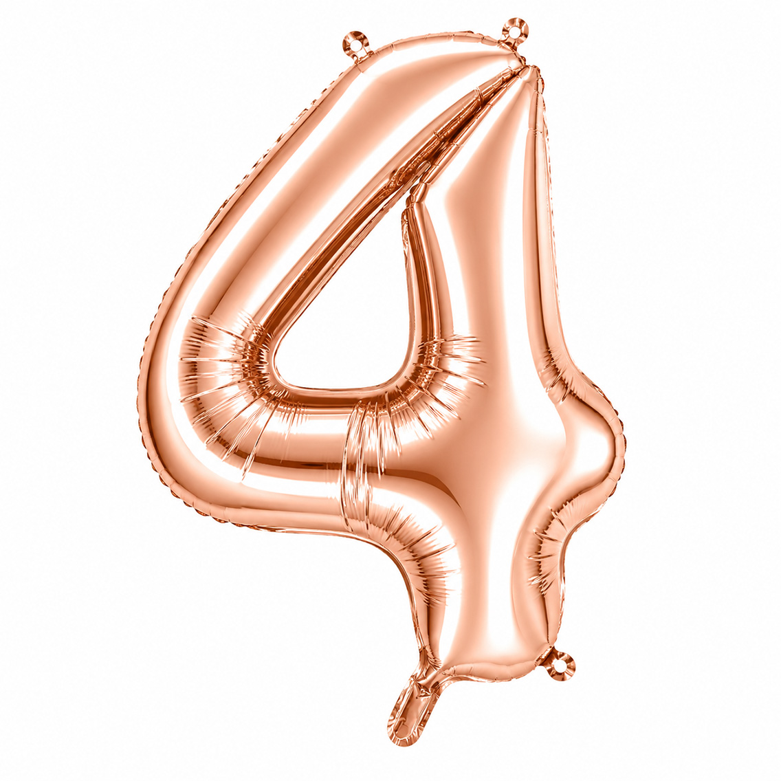 4 Rakam Folyo Balon Rose Gold Rengi (100 cm)