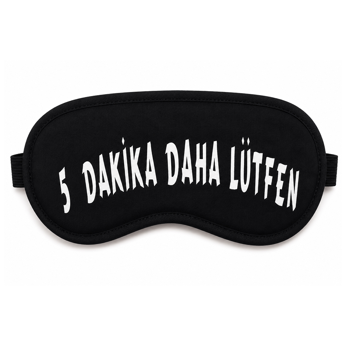 "5 Dakika Daha Lütfen" Yazılı Sıcak Soğuk Jel Göz Bandı