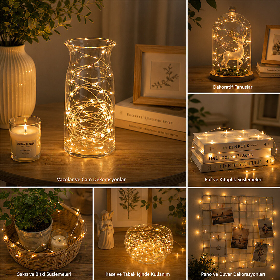 5 m Pilli Peri Led Gün Işığı İthal 
