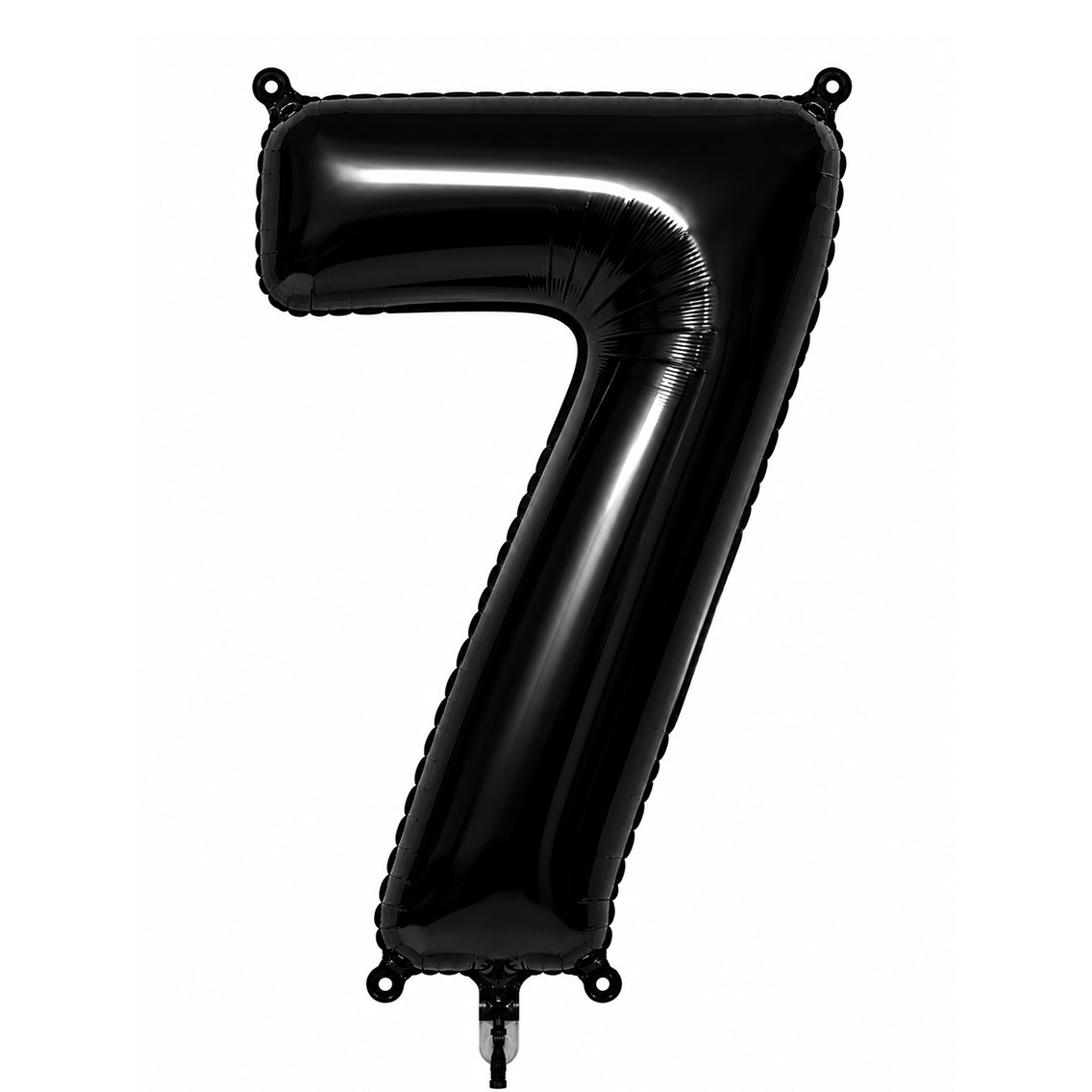 7 Rakam Folyo Balon Siyah Rengi (76 cm)