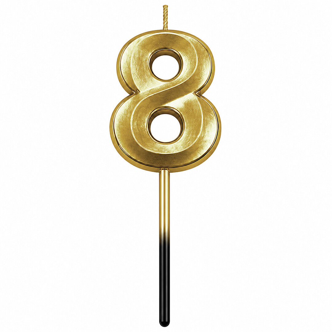 8 Rakam Mum Gold 