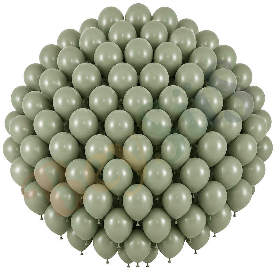 Ada Çayı Renk Lateks Retro Balon (30 cm) - 100 Adet
