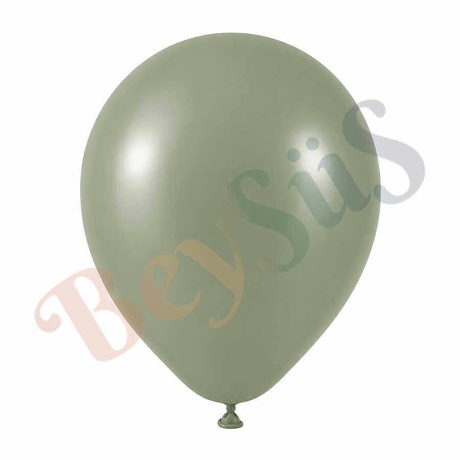 Ada Çayı Renk Lateks Retro Balon (60 cm) - 1 Adet