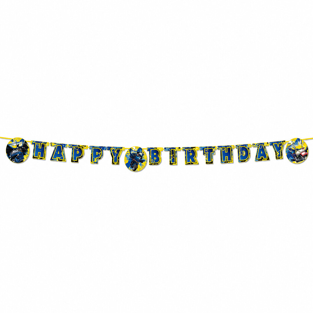 Batman Temalı Happy Birthday Banner 