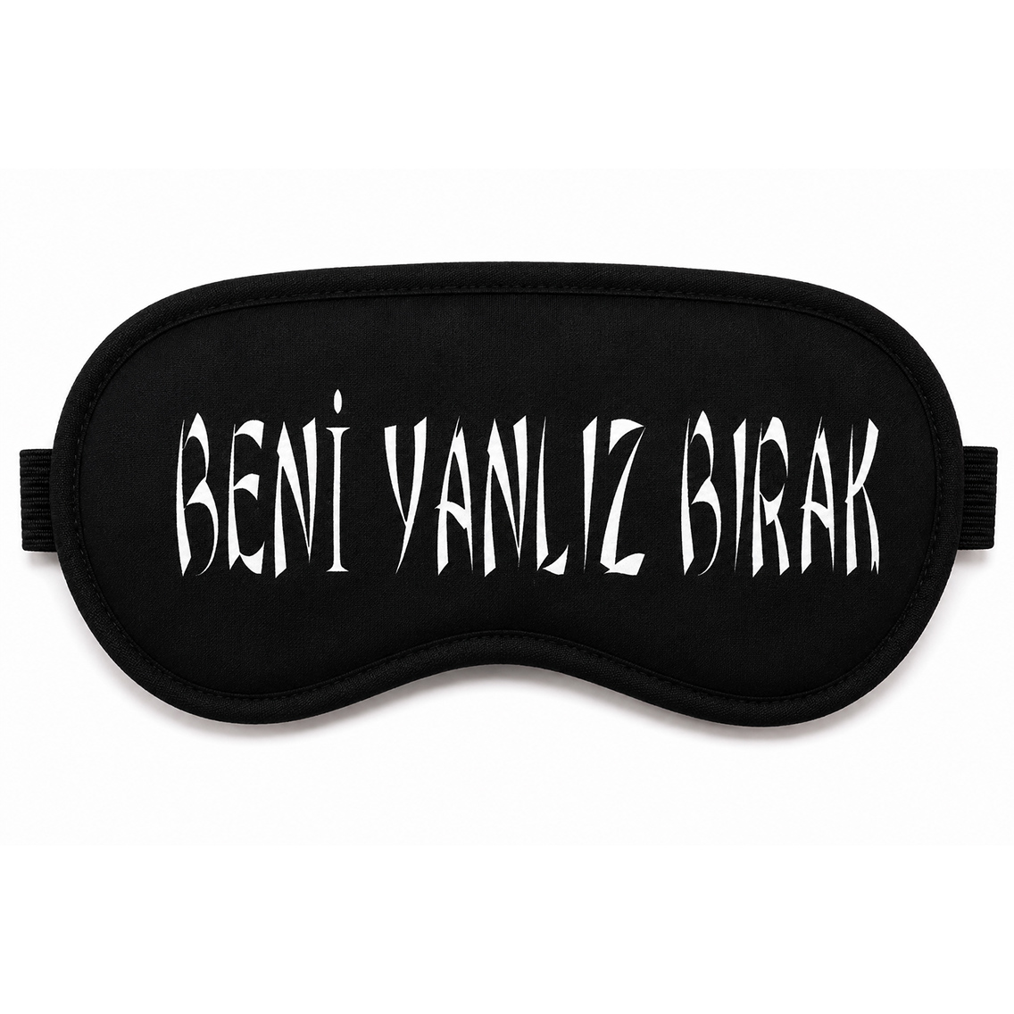 "Beni Yalnız Bırak" Yazılı Sıcak Soğuk Jel Göz Bandı