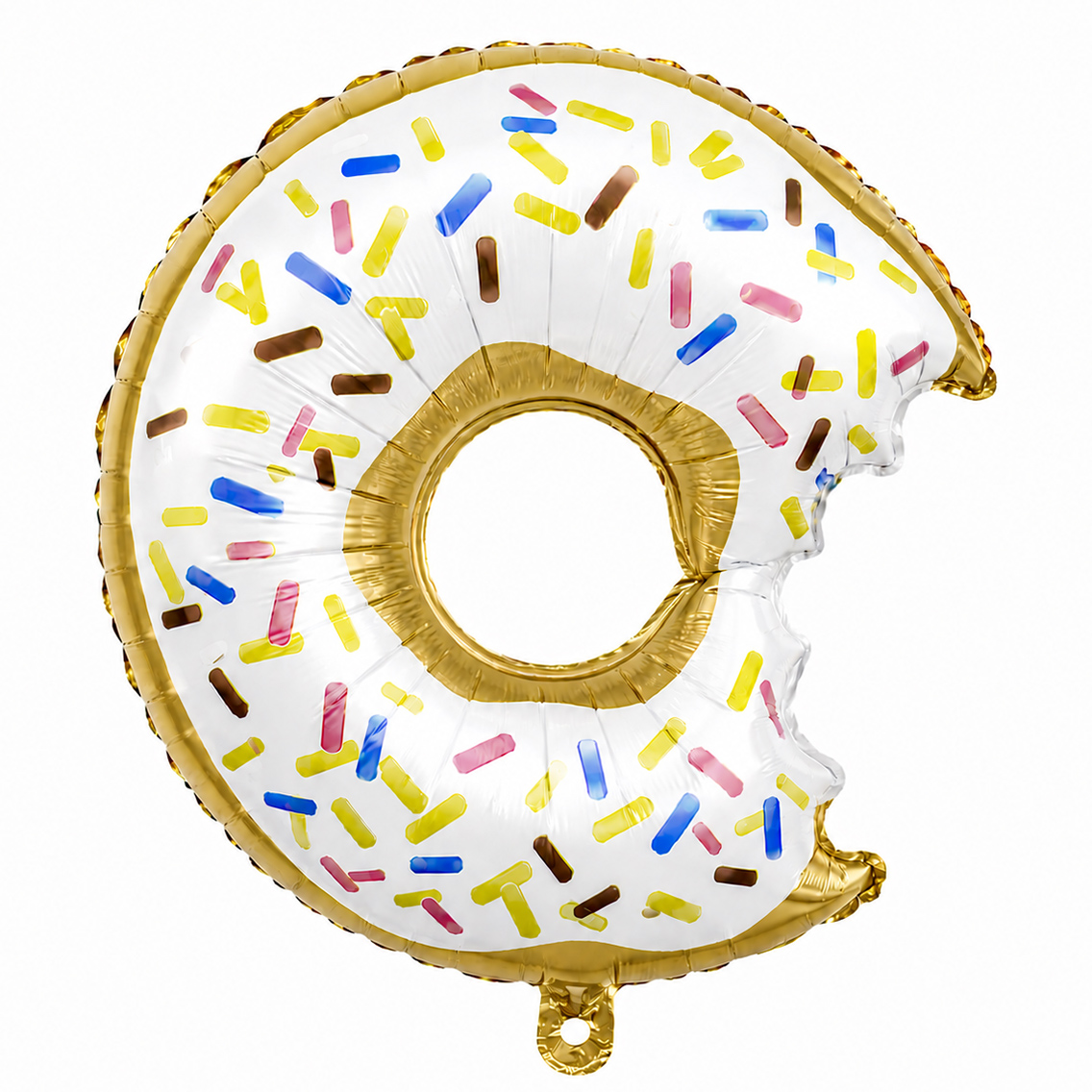 Beyaz Donut Folyo Balon