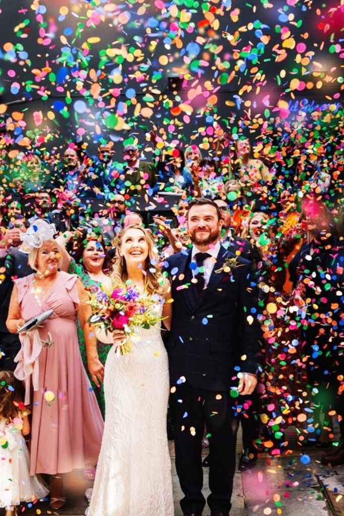 Beysüs 3 Lü Konfeti Renkli Karnaval Altın Gold Gümüş Gri Çevirmeli 30cm - 2