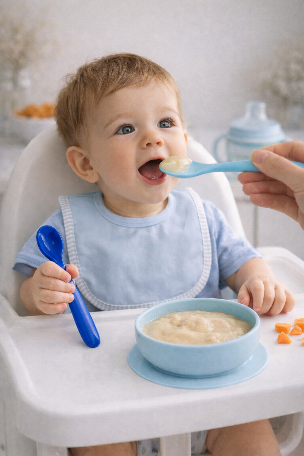 Beysüs 6’lı Bebek Mama Kaşığı Mavi