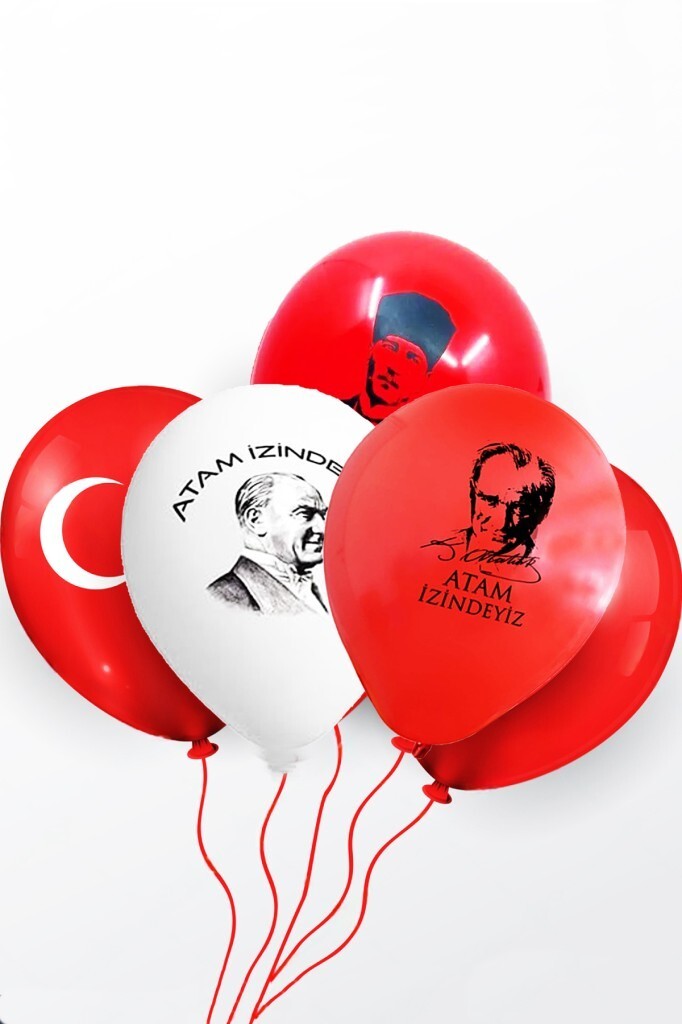 Beysüs Atatürk Baskılı Lateks Balon Ata Balon 12'Li - Beysüs