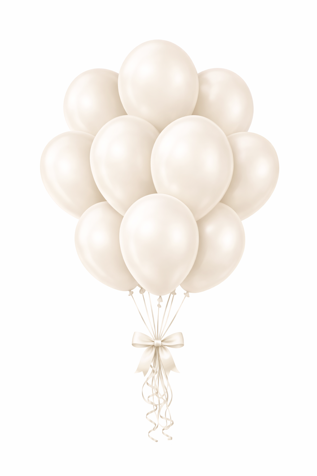 Beysüs Aura Collection Beige Cream Balon (Bej Krem) - 12 İnç - 5 Adet