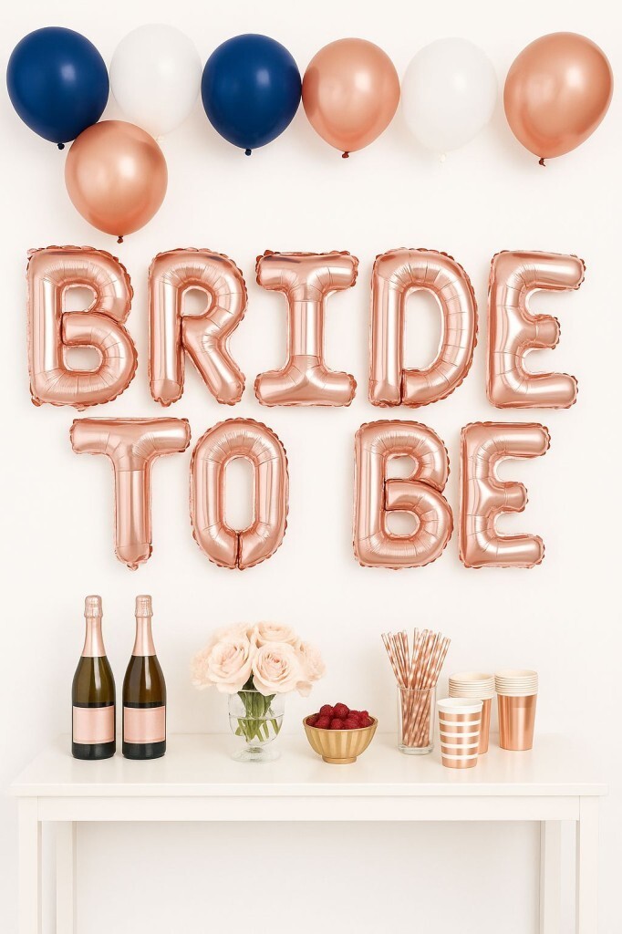 Beysüs Bride To Be Folyo Balon Rose gold Bekarlığa Veda Partisi 