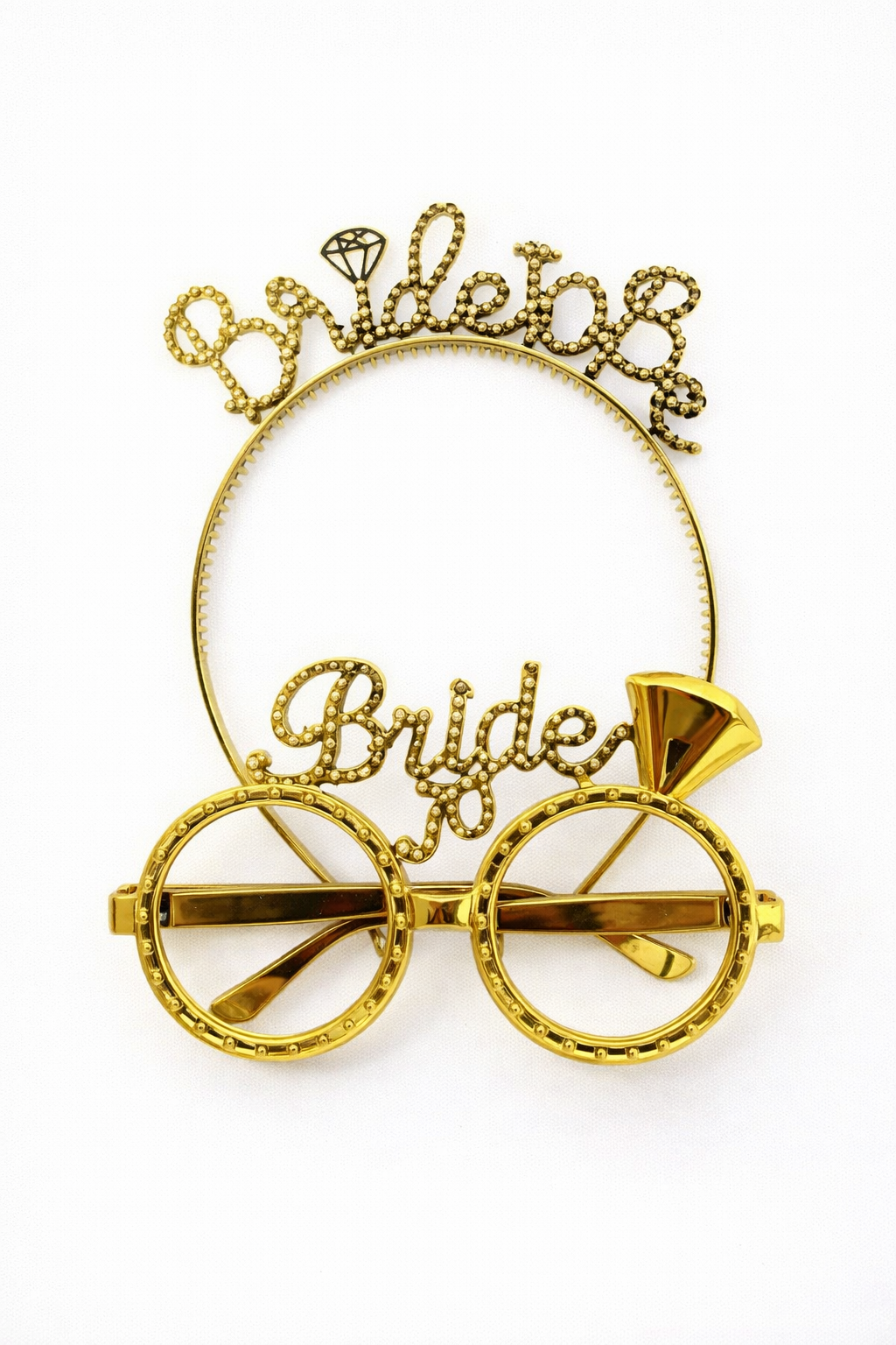 Beysüs Bride To Be Tac Gözlük Set Gold