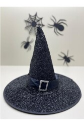 Beysüs Cadılar Bayramı Halloween Cadı Şapkası Kemerli - Beysüs