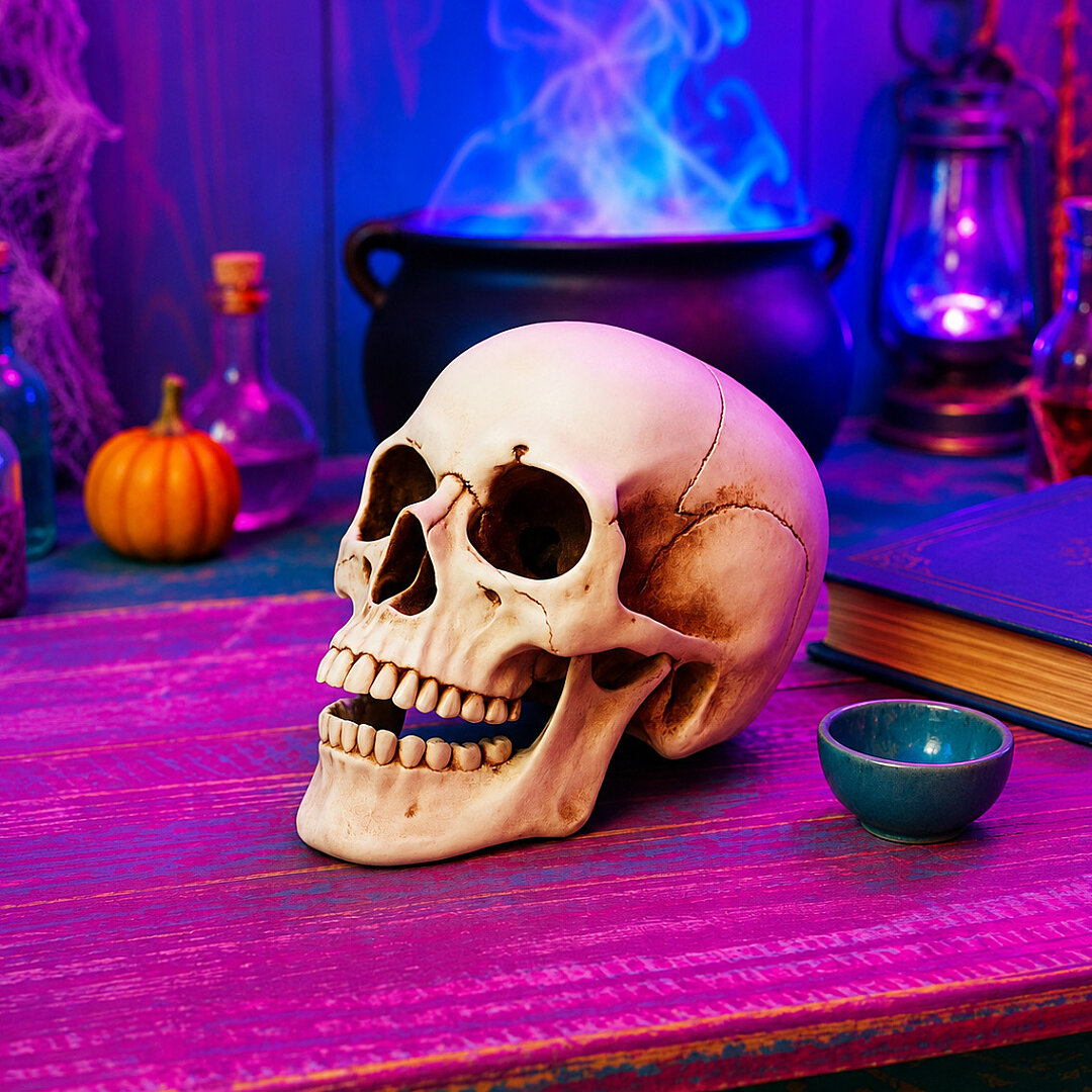 Beysüs Cadılar Bayramı Halloween Dekoratif Kurukafa - Beysüs