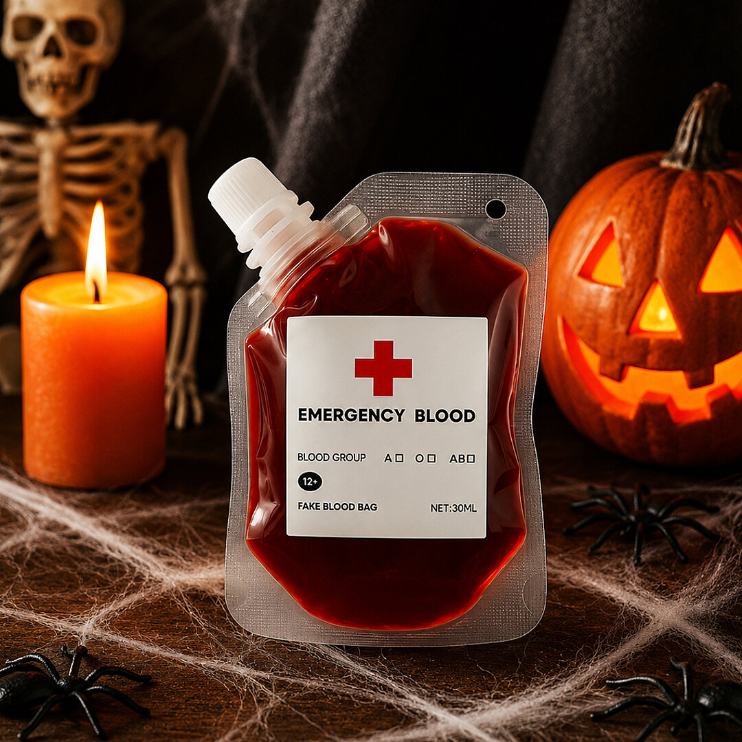Beysüs Cadılar Bayramı Halloween Yapay Kan Acil Kan Torbası 30 ml - Beysüs