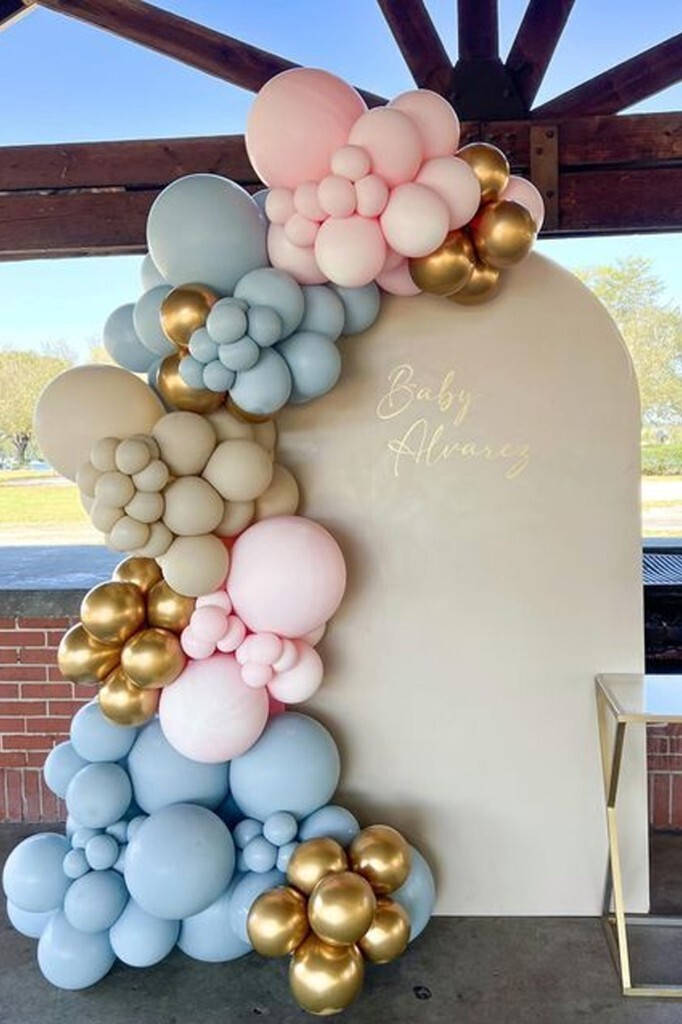 Beysüs Cinsiyet Partisi - Doğum Günü Balon Seti 60'lı + Zincir ve Pompa - 1