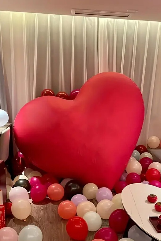 Beysüs Dev Kalp Folyo Balon 145 cm