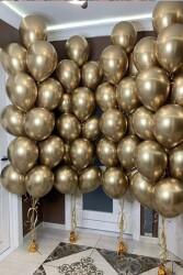 Beysüs Gold Krom Balon 7 Adet 12inç - 4