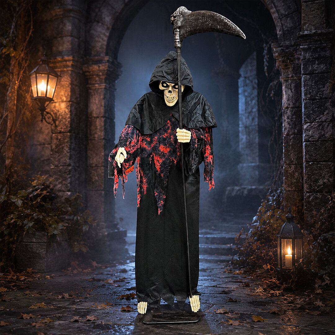 Beysüs Halloween Cadılar Bayramı Ses ve Sensörlü Azrail - Beysüs