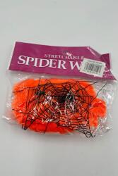 Beysüs Halloween Cadılar Bayramı Turuncu Renk Örümcek Ağı Seti - Beysüs