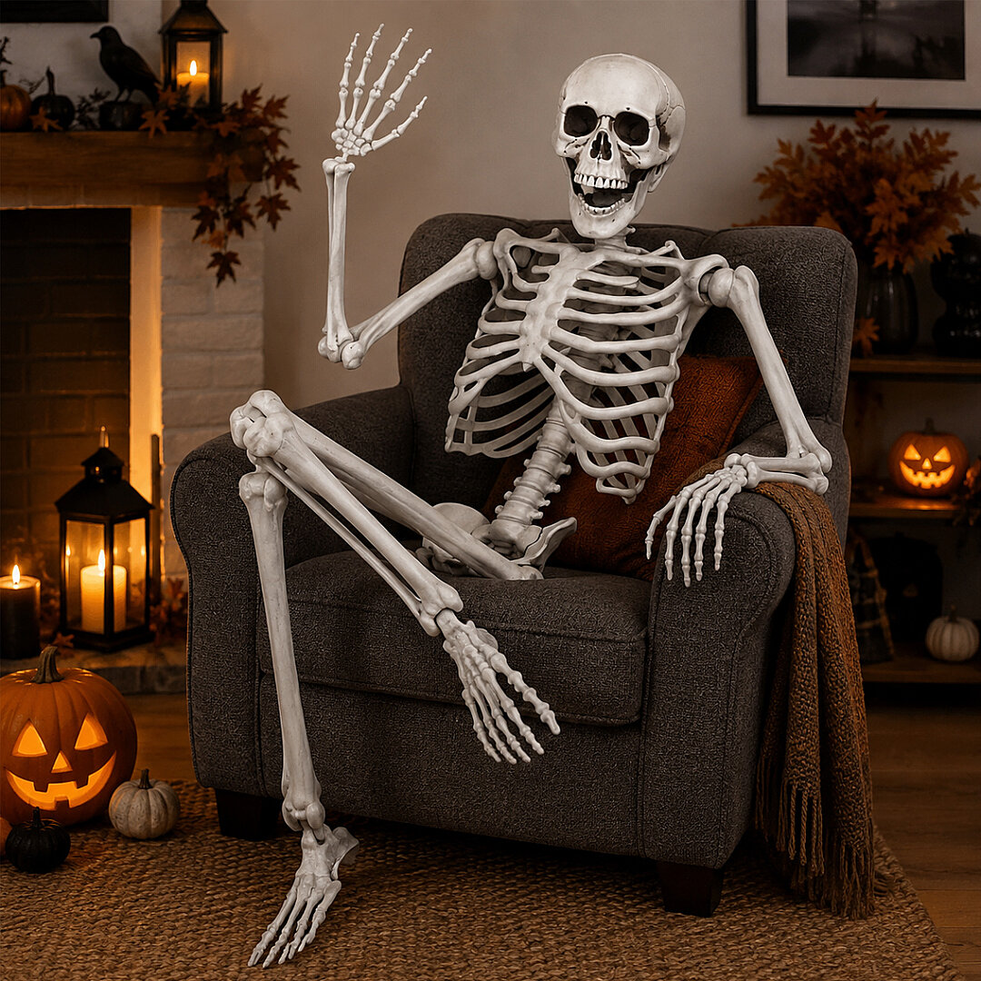 Beysüs Halloween İskelet Büyük Şekil Alabilen 170 cm - Beysüs