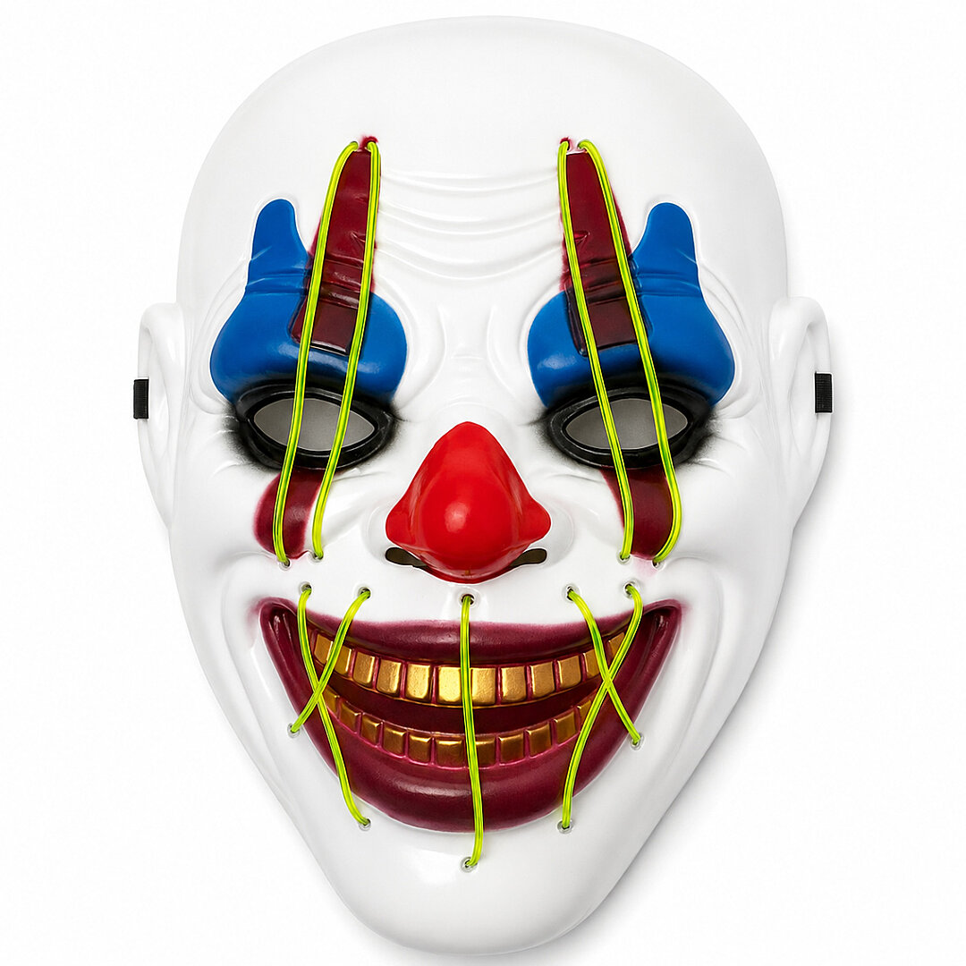 Beysüs Halloween Maske Işıklı Palyaço - Beysüs