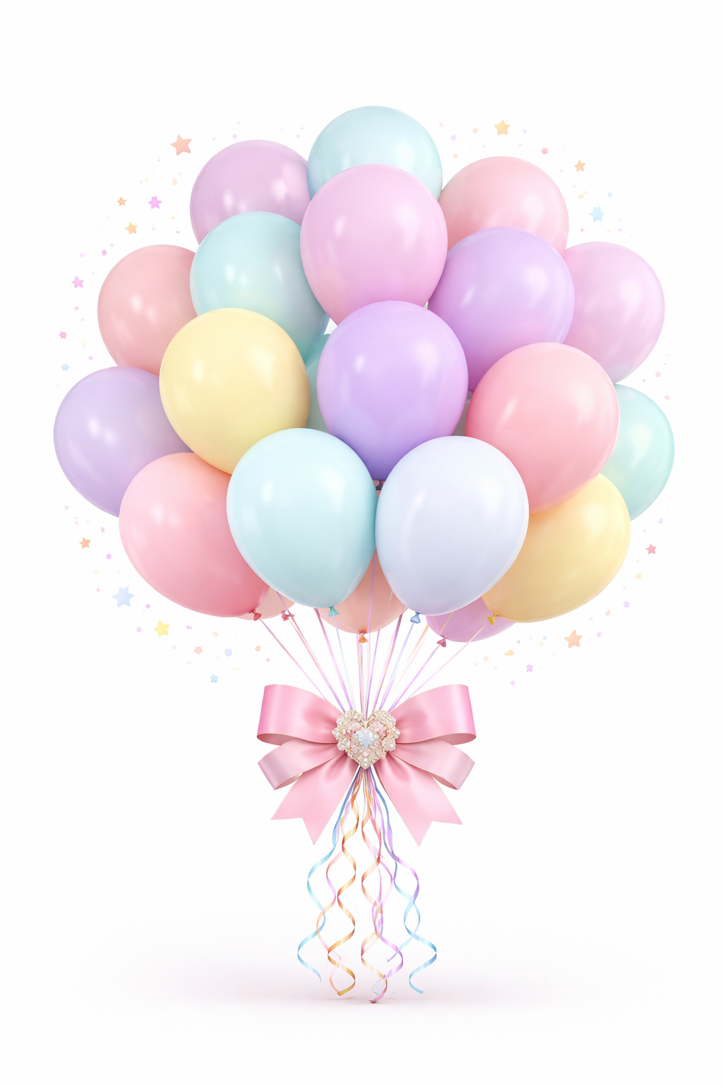 BeySüS Karışık Makaron Balon 20 adet 12inç