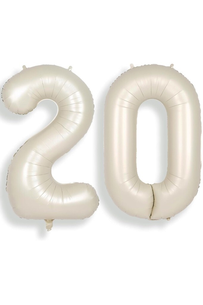 Beysüs Krem Bej 20 Rakam Folyo Balon 80 cm