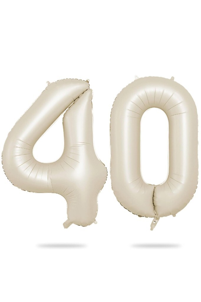 Beysüs Krem Bej 40 Rakam Folyo Balon 80 cm