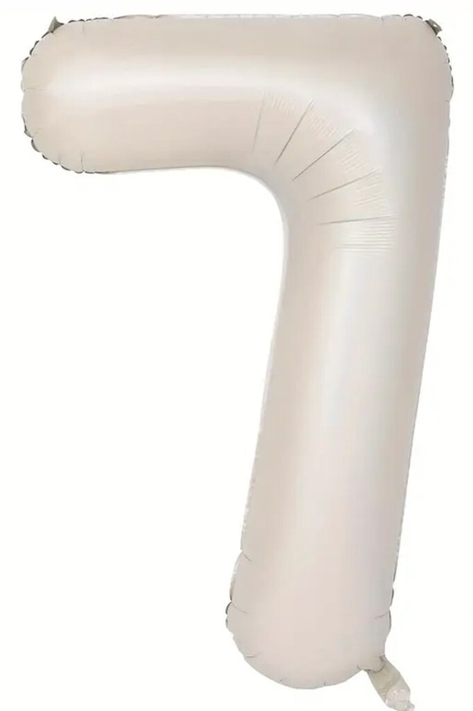 Beysüs Krem Rengi 7 Rakam Folyo Balon 80 cm