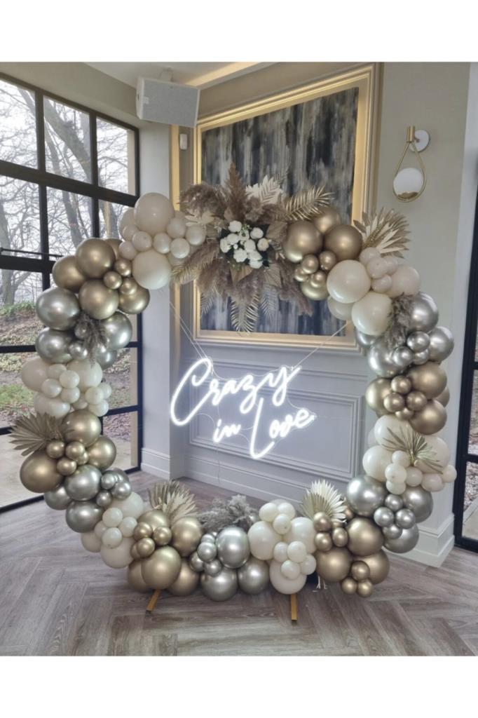 Beysüs Krom Beyaz Altın Gümüş Ve Deniz Kumu Balon Zinciri 100 Adet - Beysüs