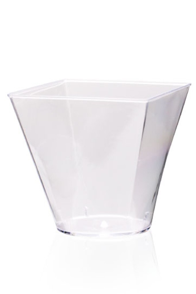 Beysüs Kübik Prizma Kase Mika Kapaksız Sunum Kabı 40'lı 200 CC - 2