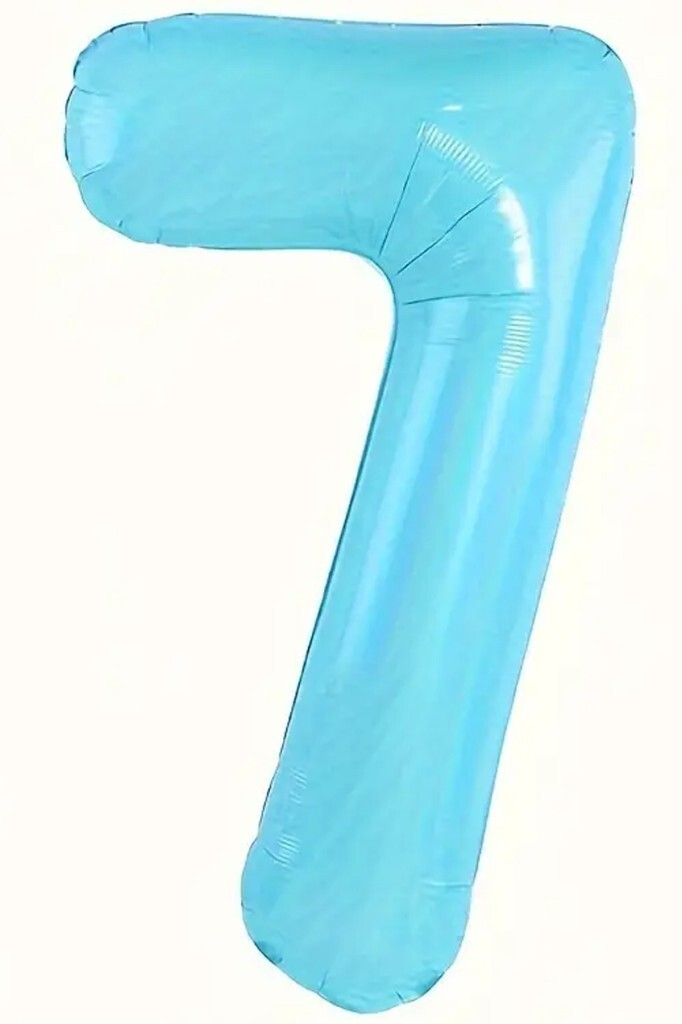 Beysüs Mavi 7 Rakam Folyo Balon 80 cm