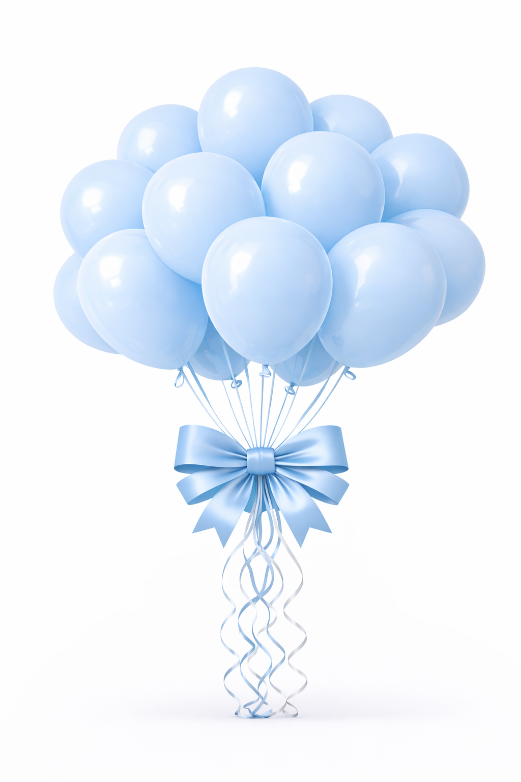 Beysüs Mavi Makaron Balon 20 adet 12inç