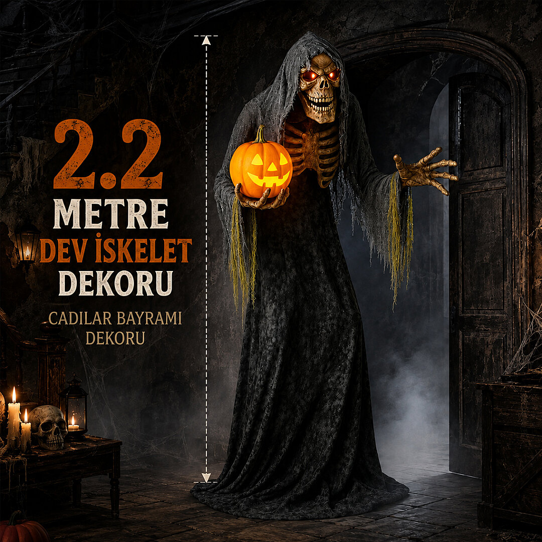 Beysüs Özel Koleksiyon 2.2 Metre Işıklı ve Hareketli Jack Stalker - Beysüs